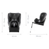 Britax Romer Swivel - поворотне дитяче автокрісло (від 0 до 7 років / 40 - 125 см), кріплення ISOFIX • Ocean