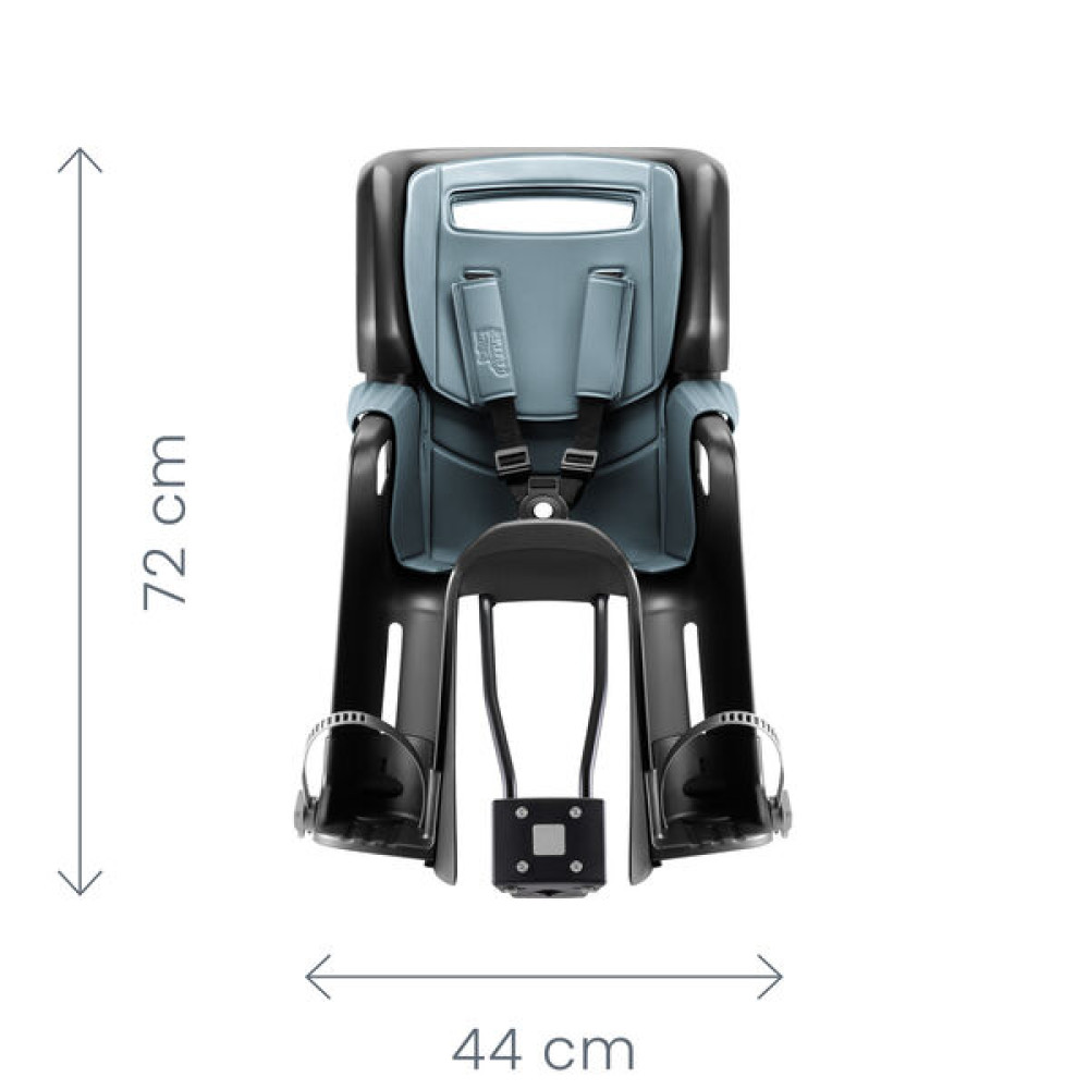 Britax Romer Jockey Pro - детское велокресло ( 9 мес - 5 лет / 9 - 22 кг ) • Mineral Grey