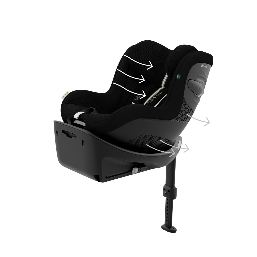 Cybex Sirona G3 i-Size - автокрісло для дітей (3 міс - 4 роки / 61-105 см, до 19 кг) • Plus Moon Black Cybex Sirona G3 i-Size - автокрісло для дітей (3 міс - 4 роки / 61-105 см, до 19 кг) • Plus Moon Black