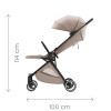 Britax Romer Tira - компактний прогулянковий візочок з автоматичним складанням • Teak