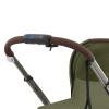 Cybex eGazelle S - прогулочная коляска с электроприводом, автоматическим покачиванием, 20+ конфигураций, плавный и комфортный ход • Taupe Frame Moss Green