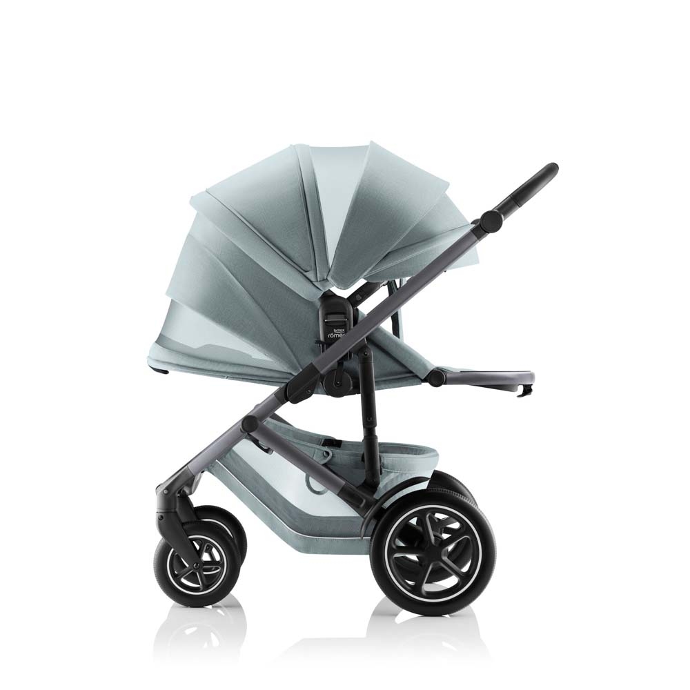 Britax Romer Smile 5Z - всесезонна прогулянкова коляска з великими колесами • Harbor Blue Britax Romer Smile 5Z - всесезонна прогулянкова коляска з великими колесами • Harbor Blue