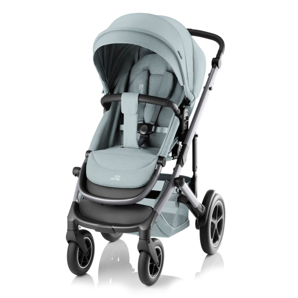 Britax Romer Smile 5Z - всесезонна прогулянкова коляска з великими колесами • Harbor Blue