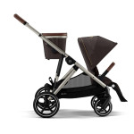 Cybex Gazelle S - прогулочная модульная коляска, более 20 возможных конфигураций, дополнительная съёмная корзина • TPE Chocolate Brown