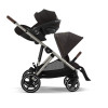 Cybex Gazelle S - прогулочная модульная коляска, более 20 возможных конфигураций, дополнительная съёмная корзина • TPE Chocolate Brown