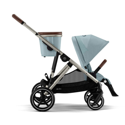 Cybex Gazelle S - прогулочная модульная коляска, более 20 возможных конфигураций, дополнительная съёмная корзина • TPE Stormy Blue