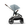 Cybex Gazelle S - прогулочная модульная коляска, более 20 возможных конфигураций, дополнительная съёмная корзина • TPE Stormy Blue