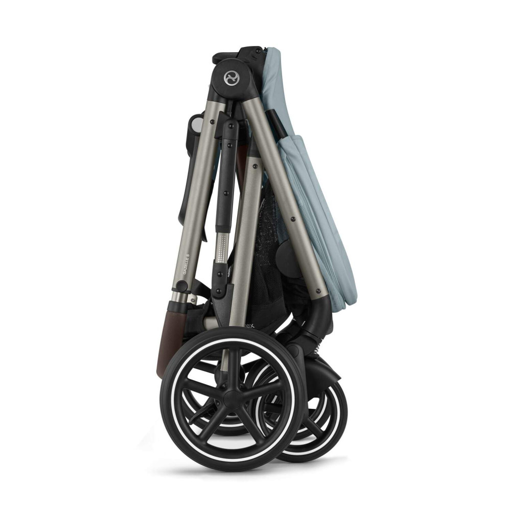 Cybex Gazelle S - прогулочная модульная коляска, более 20 возможных конфигураций, дополнительная съёмная корзина • TPE Stormy Blue