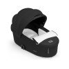 Комплект 2в1 Cybex Priam - дитяча коляска з функцією складання разом із люлькою, преміальний візок • Sepia Black / Matt Black Frame
