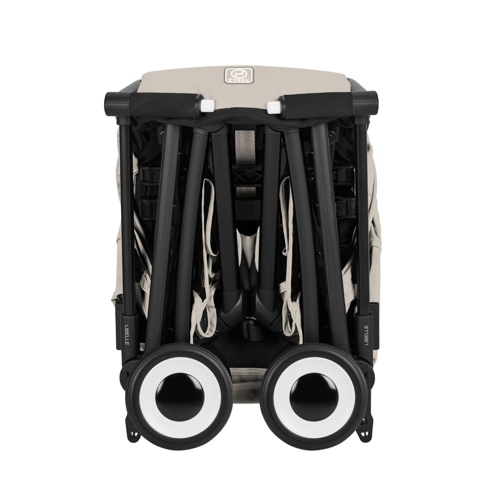 Cybex Libelle - прогулочная коляска для путешествий, легкая, ручная кладь • BLK Dune Grey