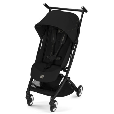 Cybex Libelle - прогулочная коляска для путешествий, легкая, ручная кладь • BLK Magic Black