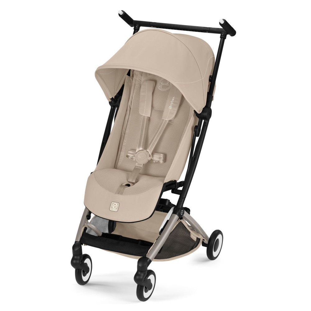 Cybex Libelle - прогулянковий візок для подорожей, легка компактна коляска, ручна поклажа • TPE Almond Beige