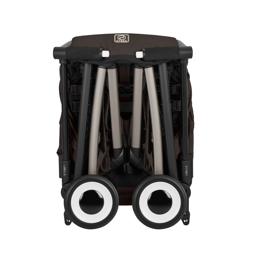 Cybex Libelle - прогулочная коляска для путешествий, легкая, ручная кладь • TPE Chocolate Brown