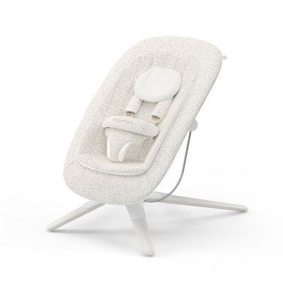 Cybex Lemo Platinum Bouncer - шезлонг для новорожденного, баунсер • White Wood