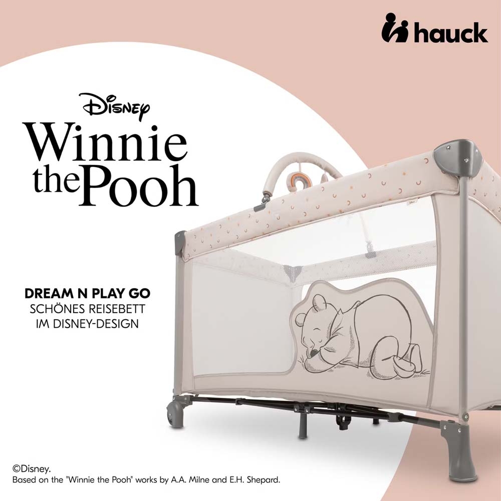 Детский манеж - Hauck Dream N Play Go Pooh • Rainbow Beige Детский манеж - Hauck Dream N Play Go Pooh • Rainbow Beige