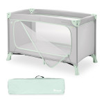 Hauck Dream N Play Plus - детский манеж-кроватка для путешествий • Dusty Mint