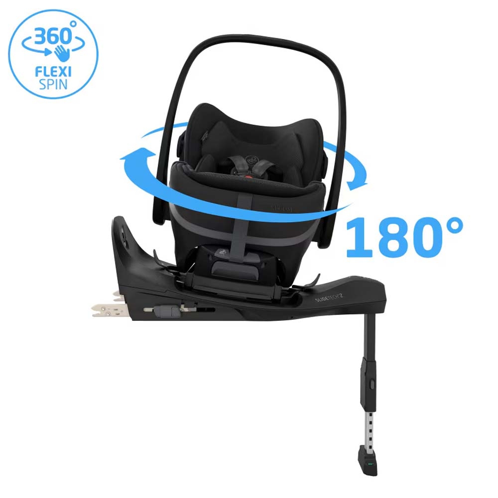 Maxi-Cosi Pebble Slide Pro - автокрісло для немовля, автолюлька (від 0 до 24 місяців / 40 - 87 см) • Black Onyx