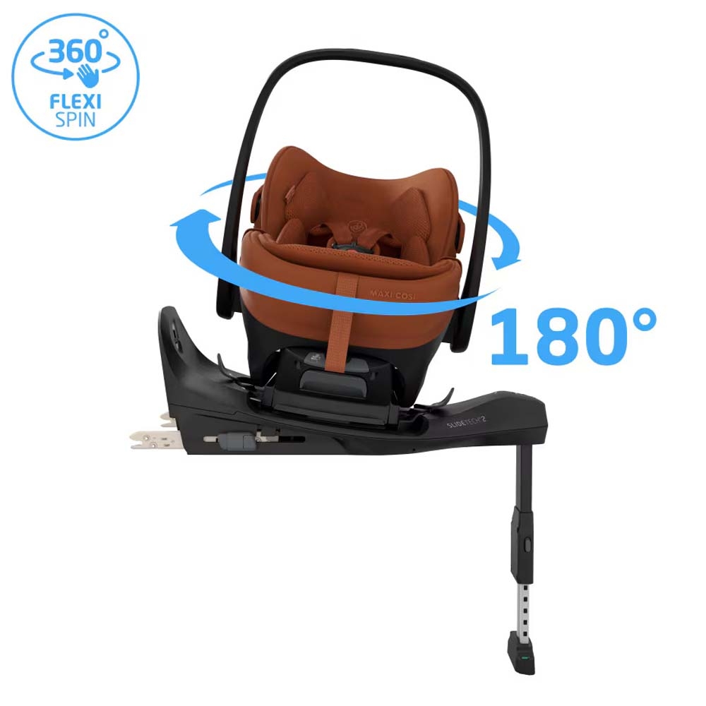 Maxi-Cosi Pebble Slide Pro - автокрісло для немовля, автолюлька (від 0 до 24 місяців / 40 - 87 см) • Copper Terra