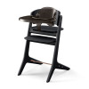 Cybex Lemo Platinum Wood - стульчик для кормления 3в1 от 6 месяцев, в комплекте с сиденьем Baby Set и столиком • Black Wood