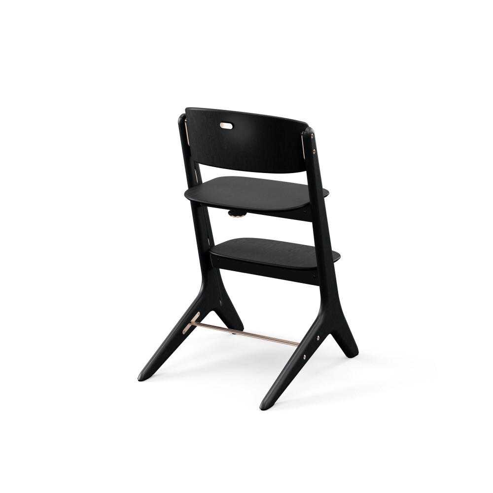 Cybex Lemo Platinum Wood - стульчик для кормления 3в1 от 6 месяцев, в комплекте с сиденьем Baby Set и столиком • Black Wood