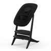 Cybex Lemo Platinum Wood - стульчик для кормления 4в1, в комплекте баунсер от рождения, сиденье для малышей от 6 месяцев и столик • Black Wood