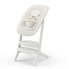 Cybex Lemo Platinum Wood - стульчик для кормления 4в1, в комплекте баунсер от рождения, сиденье для малышей от 6 месяцев и столик • White Wood