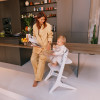 Cybex Lemo Platinum Wood - стульчик для кормления 4в1, в комплекте баунсер от рождения, сиденье для малышей от 6 месяцев и столик • White Wood