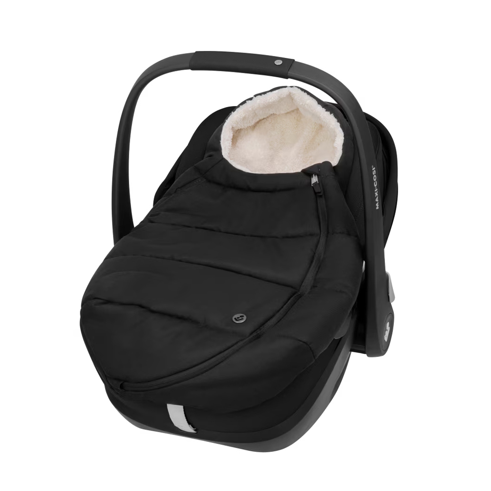 Maxi-Cosi Footmuff Baby Car Seats - дитячий спальний мішок до автокрісла (45 - 75 см) • Twillic Black
