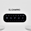 El Camino Dream ME 1223 - приставная кроватка с электроукачиванием, поворотные колесики, LED-экран, мобильное приложение APP • Gray