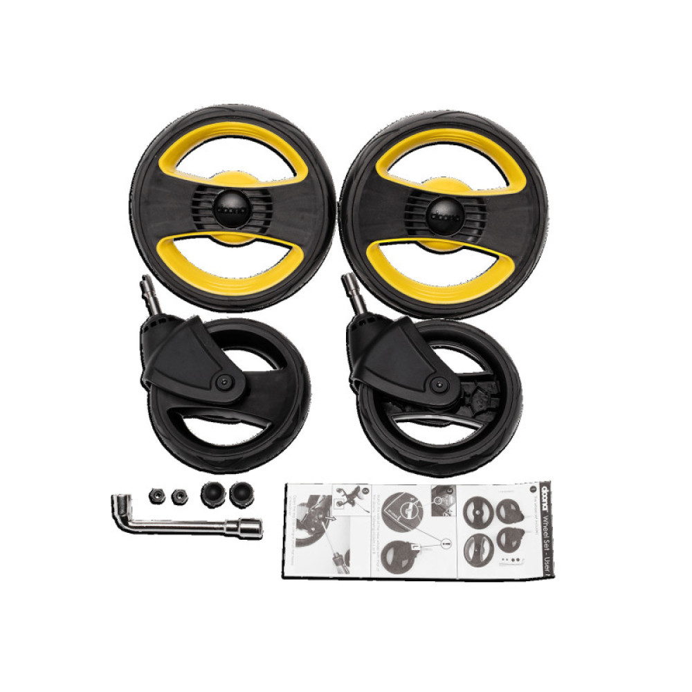 Комплект колес Doona Wheel set для коляски-автокресло Doona + и Doona i, (4 шт.)