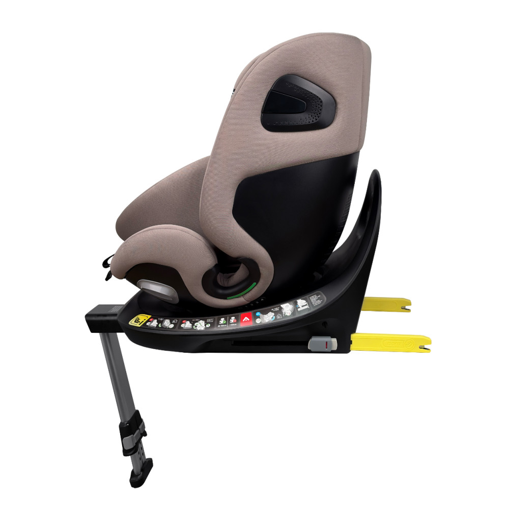 Bugs Axis 360 - поворотне дитяче автокрісло i-Size (0 – 12 років / 40 – 150 см / 0 – 36 кг), кріплення ISOFIX та опорна ніжка • Stone Brown Bugs Axis 360 - поворотне дитяче автокрісло i-Size (0 – 12 років / 40 – 150 см / 0 – 36 кг), кріплення ISOFIX та опорна ніжка • Stone Brown