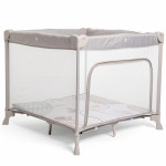 Chicco Open Box - детский игровой манеж с развивающим ковриком (0 - 4 года / до 15 кг), боковая дверца на молнии  • Beige