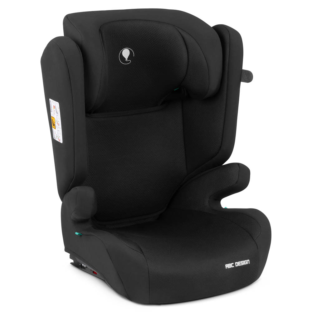 ABC Design Mallow 2 Fix i-Size - детское автокресло (3 - 12 років / 100 - 155 см / 15-36 кг), установка по ходу движения • Black