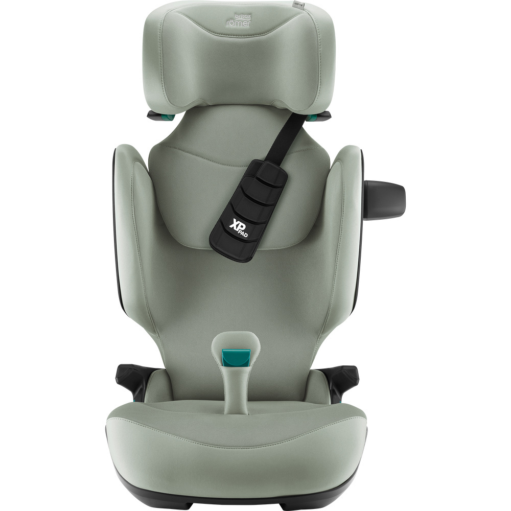 Britax Romer Kidfix Pro - автокресло для детей (от 3.5 до 12 лет / 100 - 150 см), накладка на ремень, дополнительная боковая защита, система SecureGuard • Style Sage Green