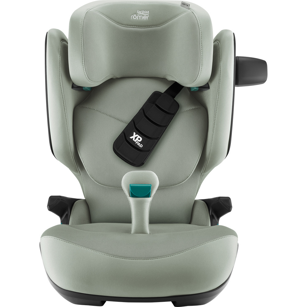 Britax Romer Kidfix Pro - автокресло для детей (от 3.5 до 12 лет / 100 - 150 см), накладка на ремень, дополнительная боковая защита, система SecureGuard • Style Sage Green