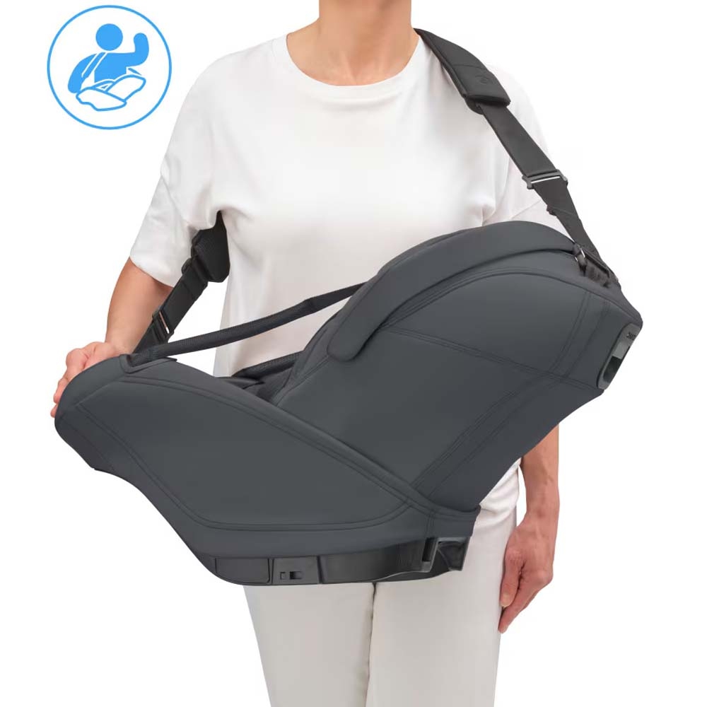Maxi-Cosi Coral Slide Pro - раскладное автокресло для новорожденного, переноска (0 – 24 мес / 40 – 87 см / 0 – 13 кг) • Moon Graphite