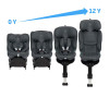 Maxi-Cosi Emerald 360 Plus i-Size - дитяче автокрісло (0 - 12 років / 40 - 150 см / 0-36 кг), поворотне 360°, кріплення ISOFIX з опорною ногою • Authentic Graphite