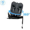 Maxi-Cosi Emerald 360 Plus i-Size - дитяче автокрісло (0 - 12 років / 40 - 150 см / 0-36 кг), поворотне 360°, кріплення ISOFIX з опорною ногою • Authentic Graphite