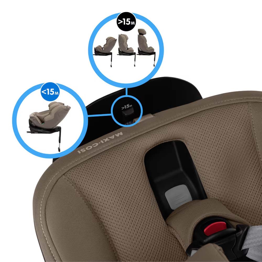 Maxi-Cosi Emerald 360 Plus i-Size - дитяче автокрісло (0 - 12 років / 40 - 150 см / 0-36 кг), поворотне 360°, кріплення ISOFIX з опорною ногою • Authentic Truffle Maxi-Cosi Emerald 360 Plus i-Size - дитяче автокрісло (0 - 12 років / 40 - 150 см / 0-36 кг), поворотне 360°, кріплення ISOFIX з опорною ногою • Authentic Truffle