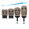 Maxi-Cosi Emerald 360 Plus i-Size - дитяче автокрісло (0 - 12 років / 40 - 150 см / 0-36 кг), поворотне 360°, кріплення ISOFIX з опорною ногою • Authentic Truffle