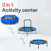 SmarTrike Trampoline - дитячий батут 3 в 1 з ручкою, басейном та кульками • Blue