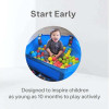 SmarTrike Trampoline - дитячий батут 3 в 1 з ручкою, басейном та кульками • Blue