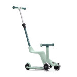 smarTrike Xtend Mini-ride - компактный детский самокат-беговел 3 в 1, съемное сиденье, раздвижная рама, регулируемый руль • Green