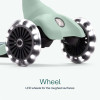 smarTrike Xtend Mini-ride - компактный детский самокат-беговел 3 в 1, съемное сиденье, раздвижная рама, регулируемый руль • Green