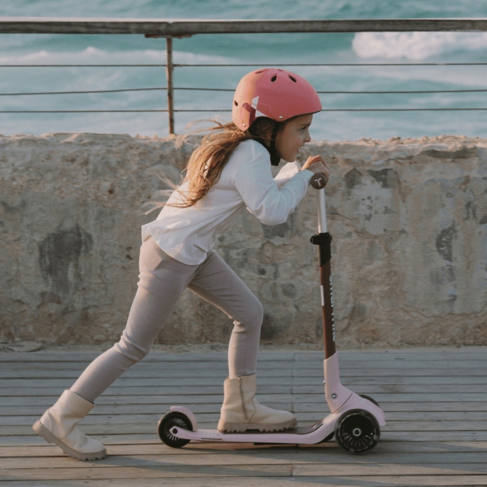 smarTrike Xtend Mini-ride - компактный детский самокат-беговел 3 в 1, съемное сиденье, раздвижная рама, регулируемый руль • White