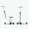 smarTrike Xtend Mini-ride - компактный детский самокат-беговел 3 в 1, съемное сиденье, раздвижная рама, регулируемый руль • White