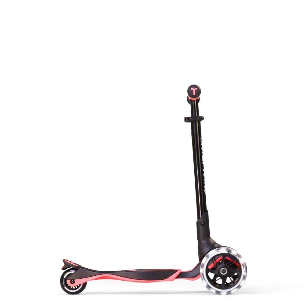 smarTrike Xtend Ride-on - детский самокат-беговел 4 в 1, родительская ручка, отсек для игрушек, LED-колеса • Salmon Pink