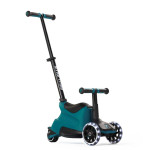 smarTrike Xtend Ride-on - детский самокат-беговел 4 в 1, родительская ручка, отсек для игрушек, LED-колеса • Teal