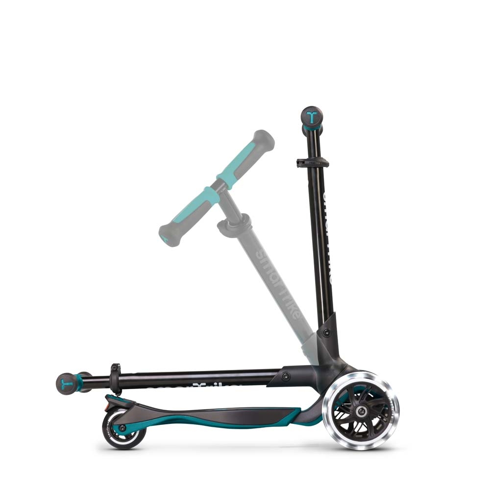 smarTrike Xtend Ride-on - детский самокат-беговел 4 в 1, родительская ручка, отсек для игрушек, LED-колеса • Teal