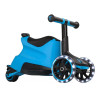 smarTrike Xtend Ride-on - детский самокат-беговел 4 в 1, родительская ручка, отсек для игрушек, LED-колеса • Blue